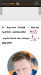 Mobile Screenshot of krystiandudek.pl
